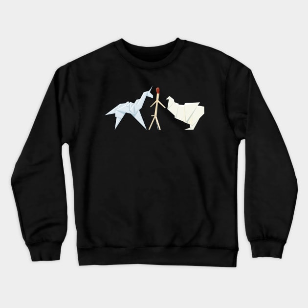 Blade Runner, Origami Crewneck Sweatshirt by Staermose